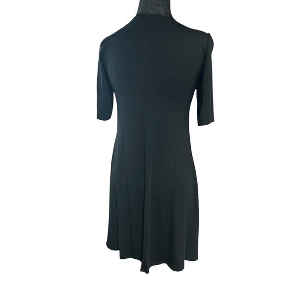 Joah Brown Black Short Sleeve Casual Dress Size M/L - Picture 2 of 7